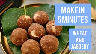 wheat Besan Ladoo  simple recipe in 5 minutes malayalamcookingchannel cooking [upl. by Gelasias]