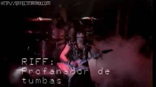 Profanador de Tumbas Riff Pappo en vivo 1983 [upl. by Siravrat]