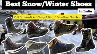 Best Snow Shoes in india  Best Winter Shoes in india  Snow Trek shoes decathlon Quechua shoes [upl. by Ameekahs]