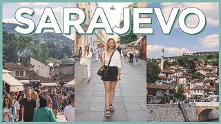 24 Hours in Sarajevo During August  Bosnia and Herzegovina [upl. by Nnelg]