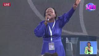 SYLVIA AKOTH ministering  nyayo stadium [upl. by Enidaj]