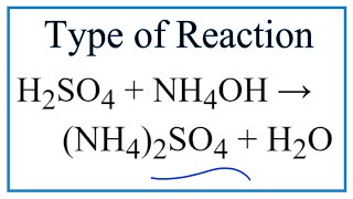 Type of Reaction for BaCl2  H2SO4  BaSO4  HCl [upl. by Aneeras422]