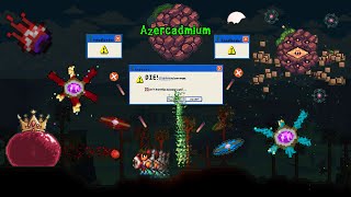 Terraria  Azercadmium mod  All bosses Nohit  New Discord [upl. by Laemaj]