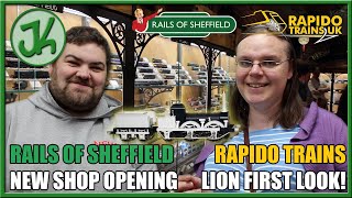 Rails of Sheffield Opening Event and First look at Rapidos Lion Locomotive [upl. by Yrtsed73]