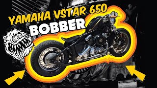 ยก COMO HACER UNA MOTO BOBBER CON UNA YAMAHA VSTAR 650 [upl. by Euqinor]