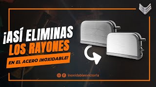 4 Formas para Eliminar los Rayones del Acero Inoxidable [upl. by Gretal275]