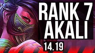 AKALI vs MORDEKAISER TOP  9 solo kills Rank 7 Akali  TR Diamond  1419 [upl. by Terrie206]