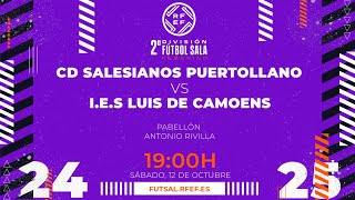 CD SALESIANOS PUERTOLLANO  IES LUIS DE CAMOENS  SEGUNDA DIVISIÓN FEMENINA FÚTBOL SALA  J4 [upl. by Dorri]