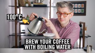 Brew your coffee with boiling water  coffee brewing temperatures explained [upl. by Sanjay]