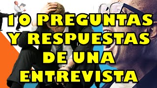 10 PREGUNTAS Y RESPUESTAS REVELADAS DE ENTREVISTAS DE TRABAJOS  SECRETOS DE RECURSOS HUMANOS [upl. by Leventhal985]