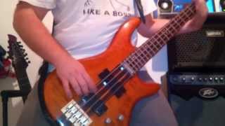 Rob Zombie  American Witch Bouboucinerator bass cover [upl. by Selec]