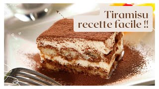 Tiramisu recette facile  EVOLUTION [upl. by Normac517]