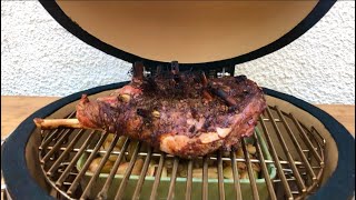 Perfect ROAST LEG OF LAMP Gigot d’agneau à la Française FOR EASTER USING KOKKO KAMADO [upl. by Nallad]