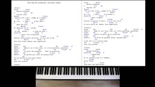 Des Heures Hindoues piano  chords [upl. by Harmony]