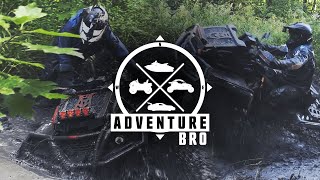 Błotne szaleństwo z ADVENTURE BRO ODES 650 850 1000 CANAM W AKCJI [upl. by Kipton224]