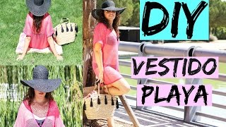 DIY Cómo hacer VESTIDO PLAYA MUJER  Vestido verano [upl. by Allicserp]