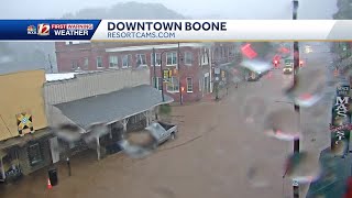 Boone underwater as Helene roars through area [upl. by Tarabar]