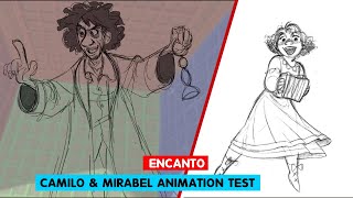 ENCANTO  Camilo and Mirabel Animation Test  Disney Animation  3DAnimationInternships [upl. by Plato]