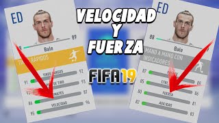 MEJORAR VELOCIDAD y FUERZA en FIFA 19  Los MEJORES ENTRENAMIENTOS  FIFA 19 [upl. by Metzger]