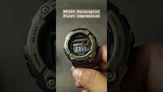 Casio WV200 Waveceptor  Atomic timekeeping first impression [upl. by Nosneb998]