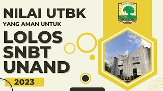 Passing Grade Nilai UTBK untuk Lolos SNBT Unand 2023 [upl. by Nnawaj]