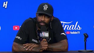 Kyrie Irving previews Game 4 FULL Interview  2024 NBA Finals Media Day [upl. by Yenhpad]