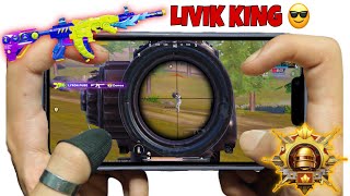 120 FPS Best HANDCAM 4 Finger  Gyro l iPhone13 Pro 💙 PUBG Mobile⚡️ [upl. by Kcor]