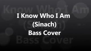 I Know Who I am  Sinach bass cover Studio audio version [upl. by Neelyak]