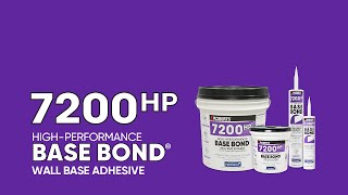 ROBERTS® 7200HP HighPerformance Base Bond® Wall Base Adhesive [upl. by Augie]