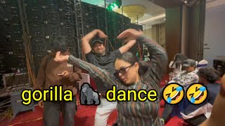 gorilladance😹😹 funnyvideo funnyvlogs vlogger keepsupporting youtubevlogs [upl. by Aneerahs]