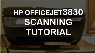 HP 3830 OfficeJet Scan to Mac Os review [upl. by Burgener]