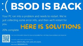 How to Fix Crowdstrike Blue Screen BSOD Error in Windows  Windows 10 Blue Screen BSOD Error [upl. by Whorton994]