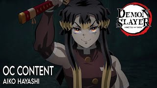 Kimetsu no yaiba OC CONTENT‼️ Aiko Hayashi animation [upl. by Cointon286]