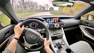 2022 Lexus RC 350 F Sport AWD  POV Driving Impressions [upl. by Hamehseer]