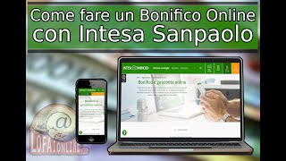 Come Fare Bonifico Online Intesa San Paolo [upl. by Kathryne]