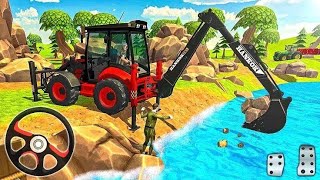 LIVE🛑 TRACTOR ANDJCB 3DX BACKHOE LOADER BUS SIMULATOR INDONESIA DRIVING LIVE STREAM191 [upl. by Nyvets]