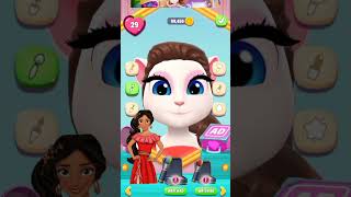 Elena of avalor makeover My talkin angel 2new edit videoshorts edit talking angle gaming [upl. by Nojid118]