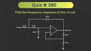 LowPass Filter Frequency Response SallenKey Filter Topology  Quiz  380 [upl. by Rodmun]