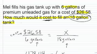 Algebra 1 Help Solving Proportion Word Problems [upl. by Cleary]