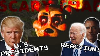 US PRESIDENTS REACT TO Battingtons FNaF VHS tapes [upl. by Tullius]