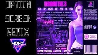 Resident Evil 3 Nemesis  OptionMenu Screen Theme Synth Remix [upl. by Aihcila]