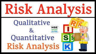 Risk Analysis  Qualitative amp Quantitative Risk Analysis  Project Risk Management  HSE STUDY GUIDE [upl. by Curzon]