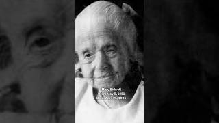 Mary Bidwell Lived To Be 114 Years Old🕊️mary history fy shorts records american [upl. by Tsuda914]