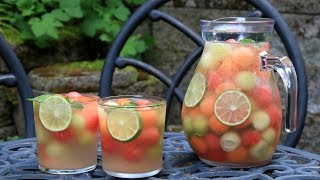 Melon ball sangria with moscato [upl. by Nnayt553]