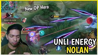 Get More Energy with This Trick on New Hero Nolan  Nolan Gameplay  MLBB [upl. by Faunie]