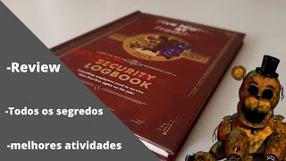 Five Nights At Freddys Survival LogBook  REVIEW SEGREDOS E MAIS [upl. by Airotel592]