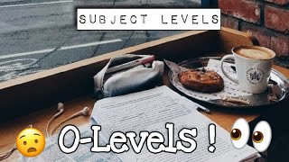 المواد Levels في ال IGCSE 📚 هو ايه ال O level ⁉️ [upl. by Rosenberg]