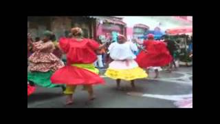 Gwo Ka et danseuse  Pointe à Pitre  Guadeloupe [upl. by Adilen]