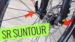 SR SUNTOUR STECKACHSE Tutorial  Einfach amp Schnell  Fahrradorg [upl. by Shandra]