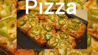 pizza toast بيتزا  Cuisinejihanee [upl. by Caves]